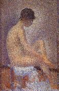 Georges Seurat Flank Stance china oil painting reproduction